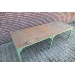 Plateautafel werktafel  220cm x 80 cm x 62 cm. Gebruikt